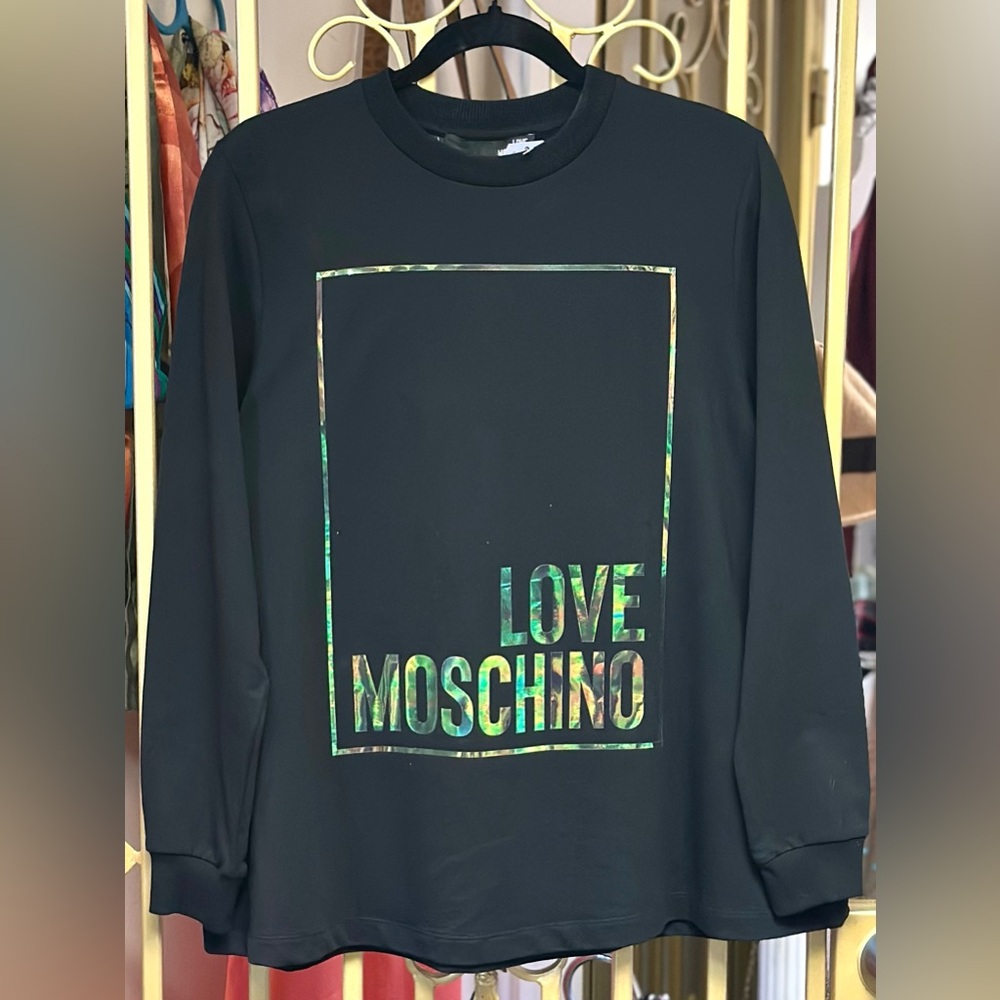 Love Moschino Classic Black Top